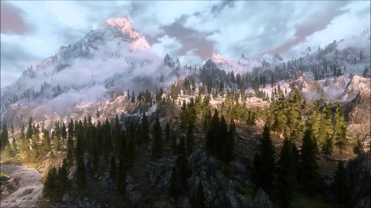 Skyrim: shadows from clouds (ENBseries) - YouTube