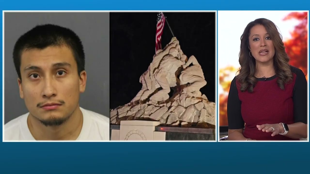 Man accused of using sledgehammer to decapitate Iwo Jima statue at Quantico
