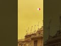 Sky over Athens turns orange under Sahara sandstorm