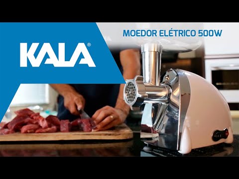 Moedor Elétrico de Carne 500W 127V Kala - Vídeo explicativo