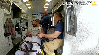 Myles Garrett questioned about roll-over accident inside ambulance