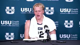 Karson Templin Postgame Press Conference - UNLV 86, Utah State 76 - 1/20/26