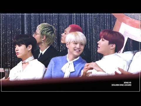 180110 골든디스크 정국 슈가 제이홉 윤종신 좋니 리액션(reaction)
