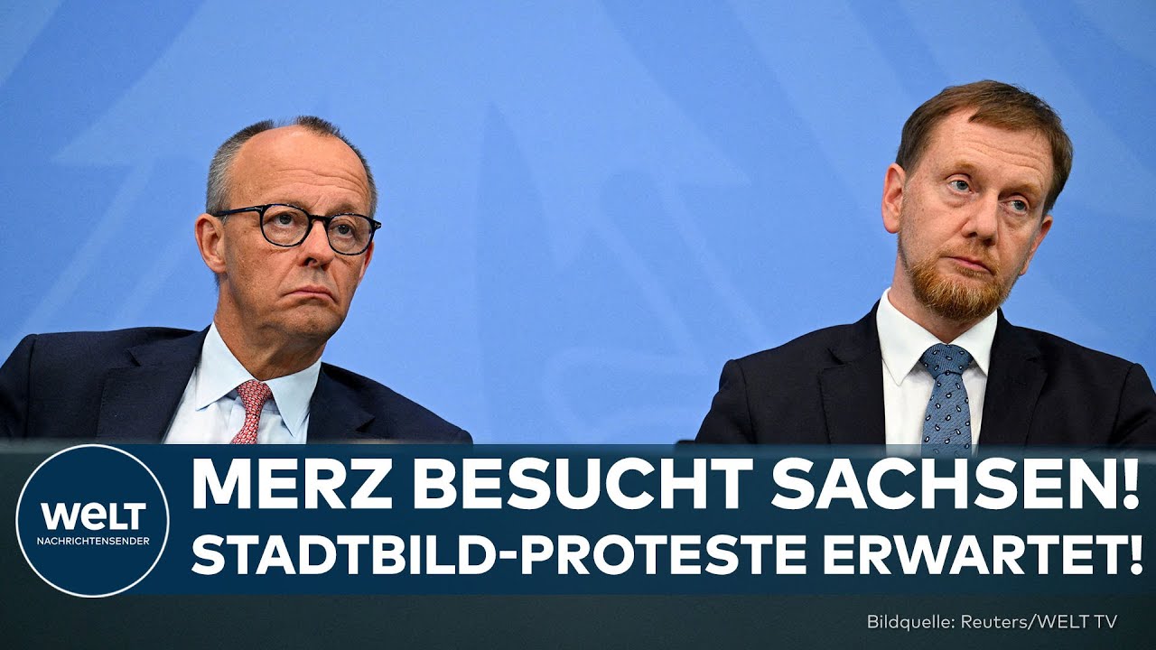 FRIEDRICH MERZ: Bundeskanzler besucht Sachsen! Proteste wegen "Stadtbild"-Aussage angekündigt!