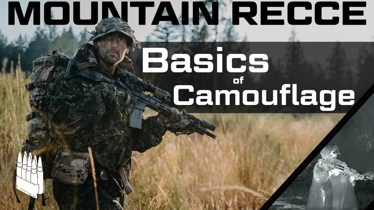 Become a Ghost in the mountains. Basics of Camouflage (visible, IR, Thermal)