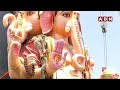 నీటికి ఆకాశానికి మధ్యలో ఖైరతాబాద్ గణేష్ | Khairatabad Ganesh Immersion At Tank Bund | ABN - 04:26 min - News - Video