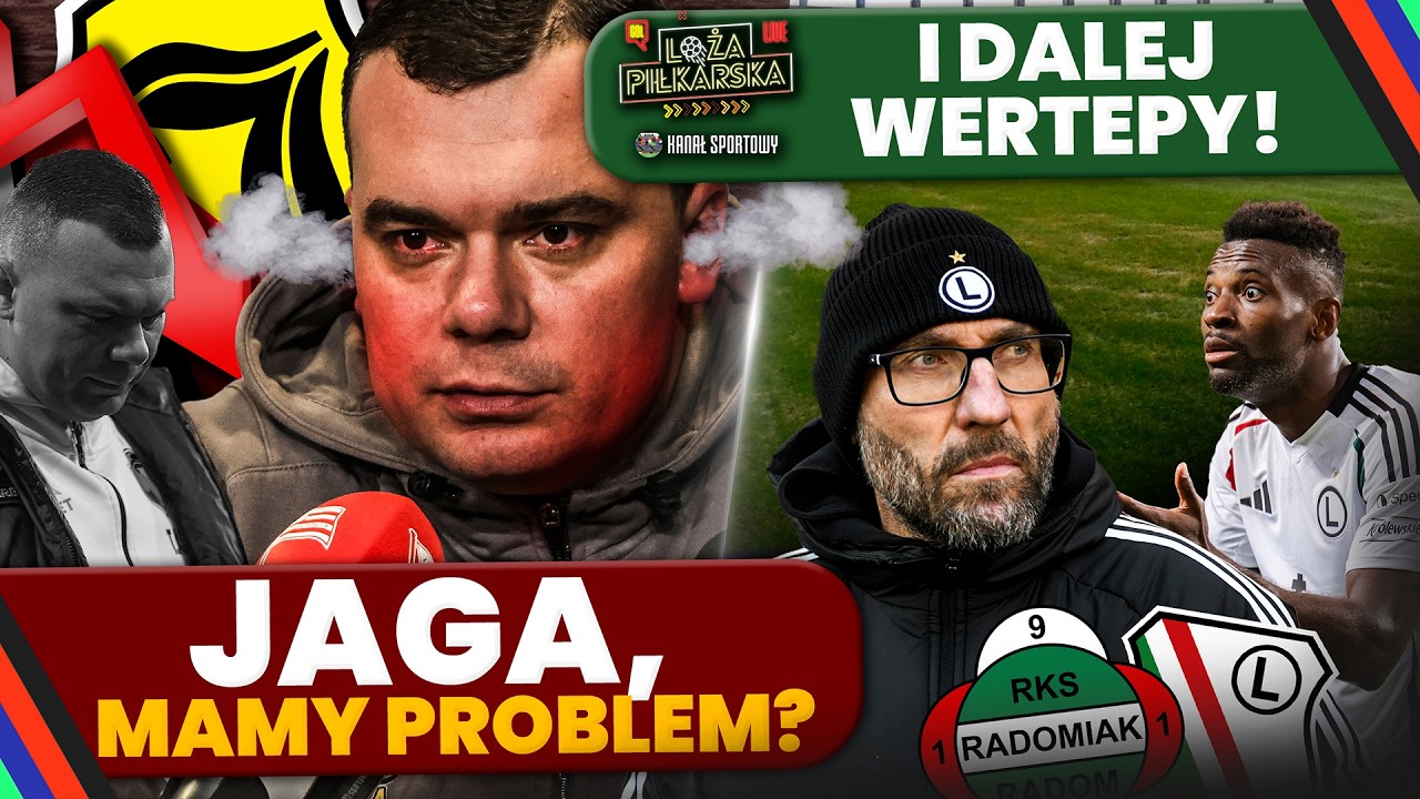 Loża piłkarska: jagiellonia ma problem, legia na remis, wisła płock wreszcie wygrywa!