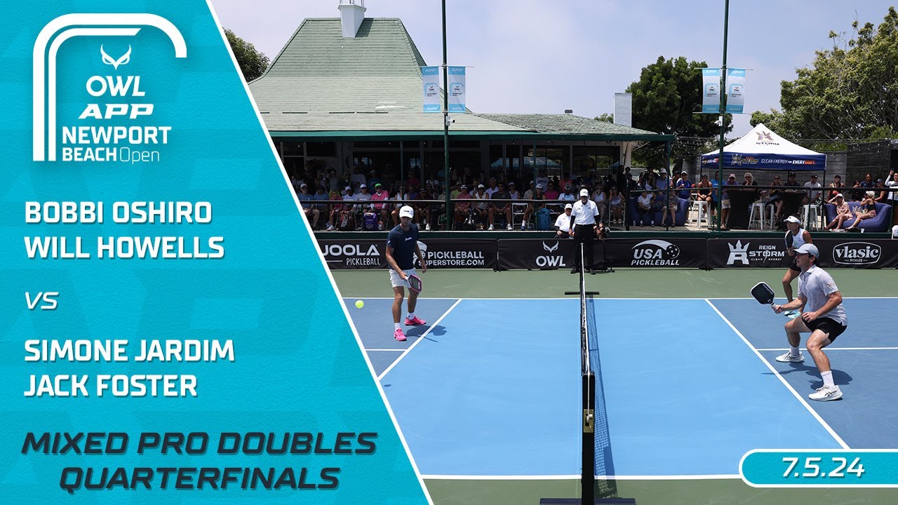 2024 The OWL APP Newport Beach Open I Oshiro/Howells vs. Jardim/Foster | Mixed Doubles Quarterfinals