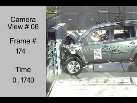 2009 Honda pilot crash test #1