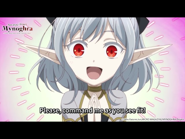She is the loyalest servant I've ever seen《Apocalypse Bringer Mynoghra》 Anime Highlight