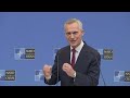 LIVE: NATO chief Jens Stoltenberg and US Secretary of State Antony Blinken hold a news conference  - 03:19:01 min - News - Video