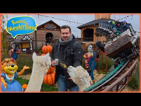 Neue ACHTERBAHN, atmosphärisches HALLOWEEN und asoziale TIERE! TAUNUS WUNDERLAND 2025