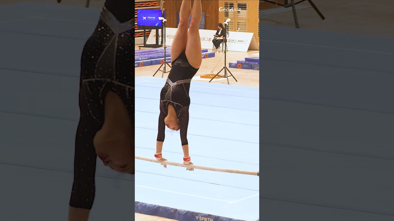 "기계체조 전국종별체조선수권 이단평형봉" 성가은(경기도청) #artisticgymnastics #unevenbars #성가은 #여자기계체조 #gymnastics #shorts