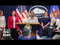 WATCH: Bondi announces lawsuit against Maine over transgender athletes playing in girls sports