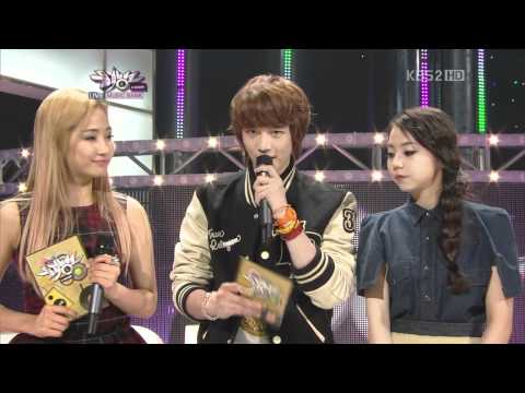 111202 MUSIC BANK Minho MC CUT