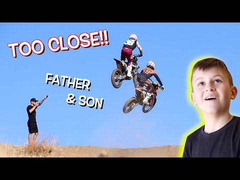 I ALMOST JUMPED INTO MY DAD!!!