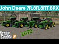 John Deere 7R,8R,8RT,8RX 2020 EU Version v1.0.0.2