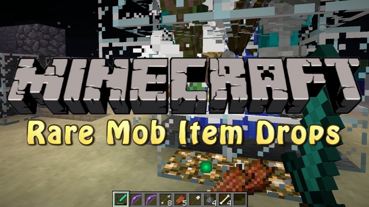 Minecraft 1 2 update preview rare mob item drops youtube