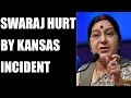 Sushma Swaraj condemns Telugu engineer Srinivas Kuchibhotla's killing in Kansas bar