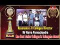 Resonance Jr Colleges Director Mr Narra Purnachandra Rao Best Junior Colleges in Telangana Award