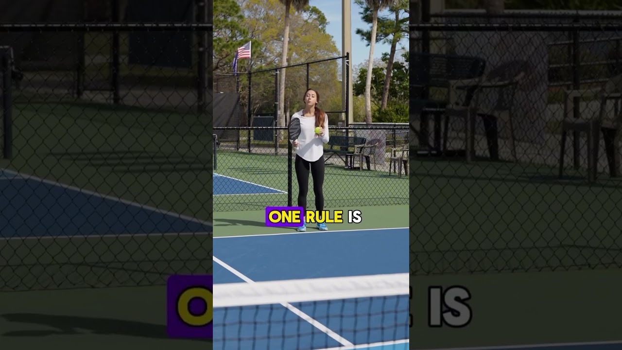 ✅ Beginner Pickleball Tips: Understand the Serve 3/6 🥳 The serve rule is that you must serve to the