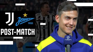 Paulo Dybala Post-Match Interview | Juventus 4-2 Zenit St. Petersburg | UEFA Champions League