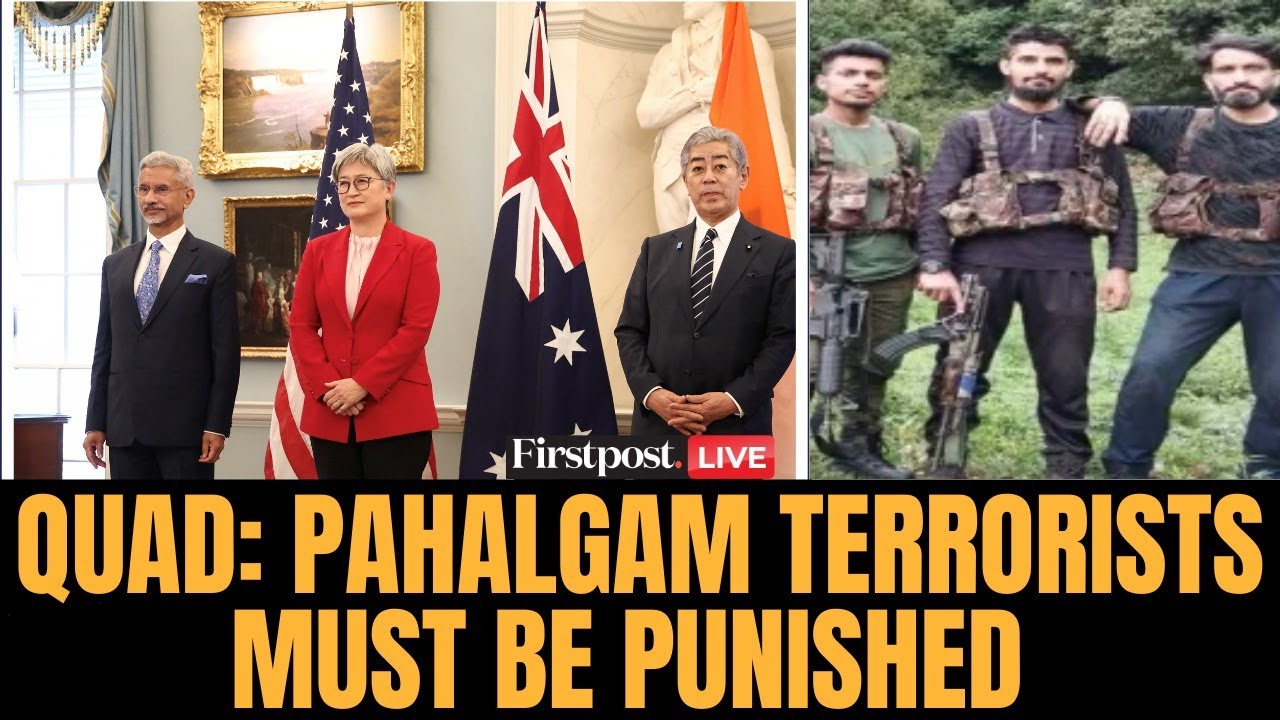 LIVE: Quad Members Condemn Kashmir Attack; Jaishankar Seeks Zero Tolerance for Terrorism | Pahalgam