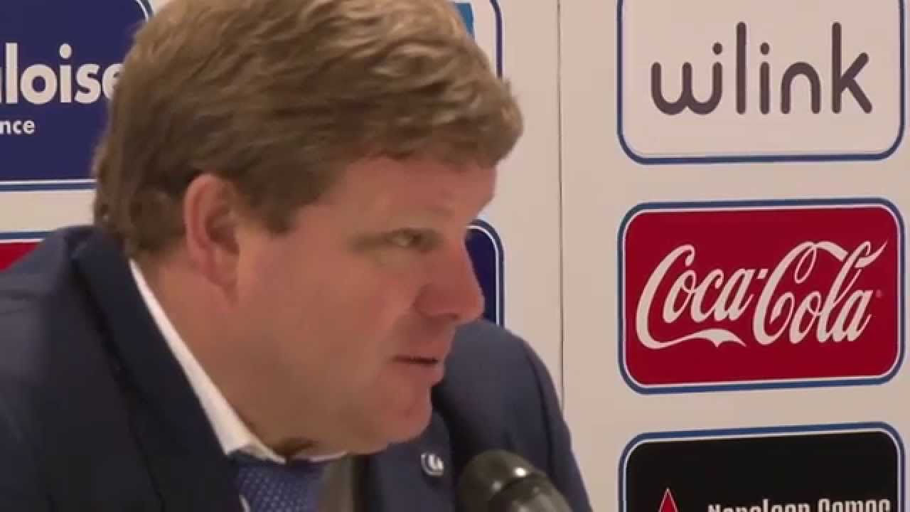 Persconferentie na KAA Gent - SV Zulte-Waregem