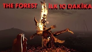 İlk 10 Dakika - The Forest - İlk Gece Hayatta Kalma Rehberi