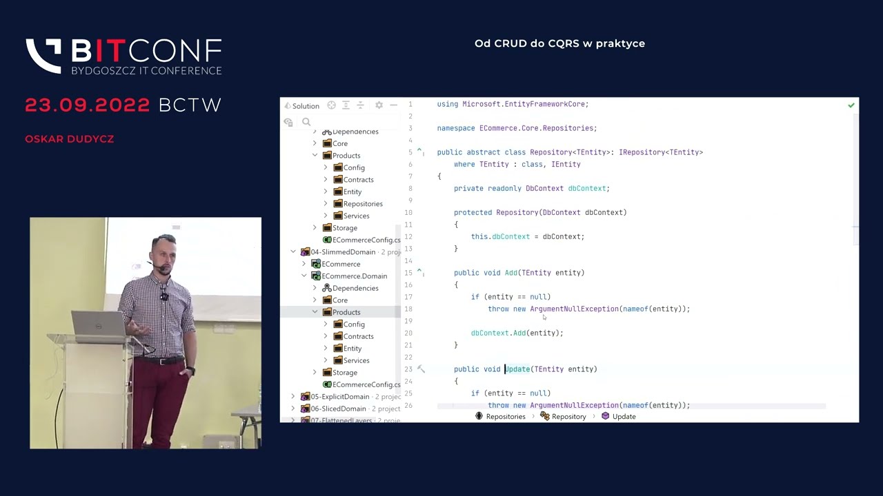 BITconf 2022 - [Oskar Dudycz] Od CRUD do CQRS w praktyce