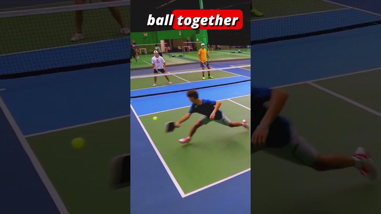 🏃Running Together for a Win #pickleball #sports #sporthighlights #pickleballhighlights