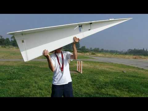 LARGE FLYING  RC PAPER AIRPLANE