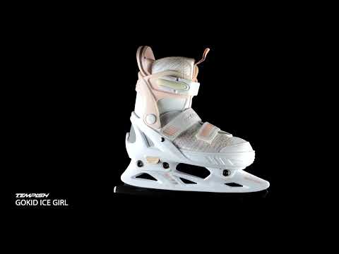 video Коньки раздвижные Tempish GOKID ICE GIRL
