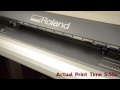 Roland Versacamm VP-300 Printer Demo