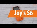 Распаковка сотового телефона Joy's S6/ Unboxing Joy's S6