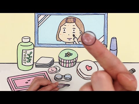 화장하기 스톱모션 거울버전!! (Make-up stop motion / Mirror Ver.) :: 셀프어쿠스틱