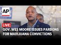 LIVE: Maryland Gov. Wes Moore set to issues pardons for marijuana convictions