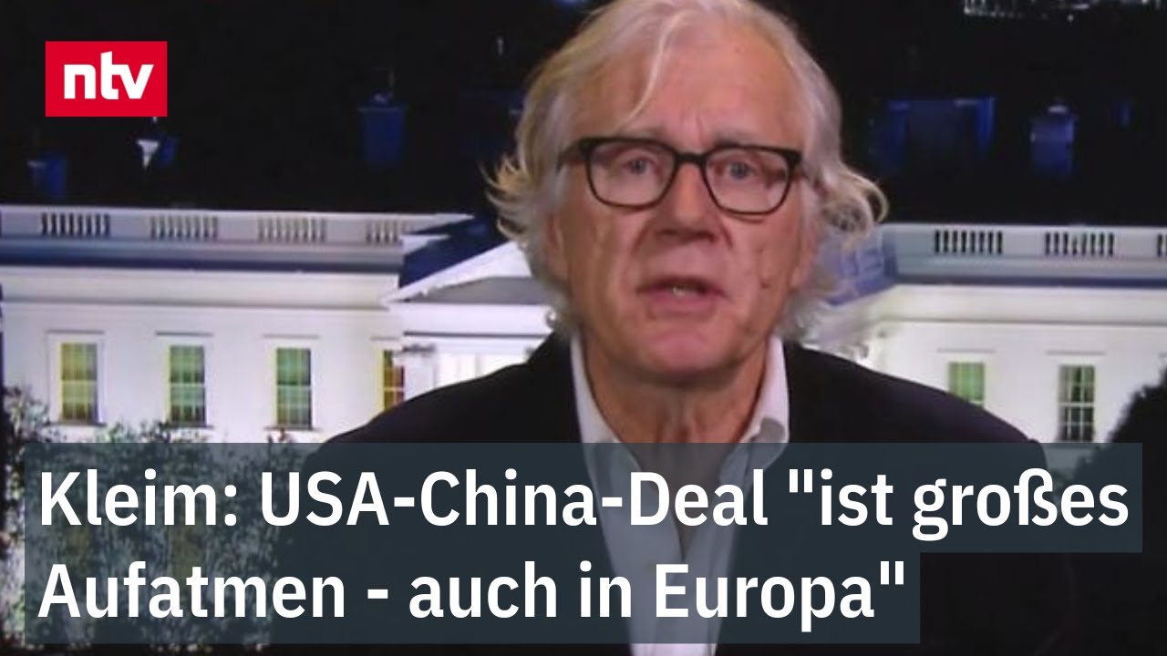 USA-China-Deal "ist großes Aufatmen - auch in Europa" - Ringen um Vorherrschaft bleibt
