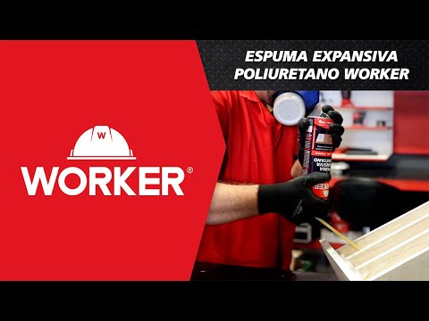 Espuma Expansiva Poliuretano 735ml/712g Worker - Vídeo explicativo