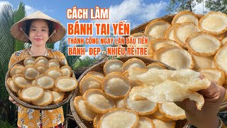 CÁCH LÀM BÁNH TAI YẾN NƯỚC CỐT DỪA – GIÒN NGON, NHIỀU RỄ TRE, AI CŨNG LÀM ĐƯỢC