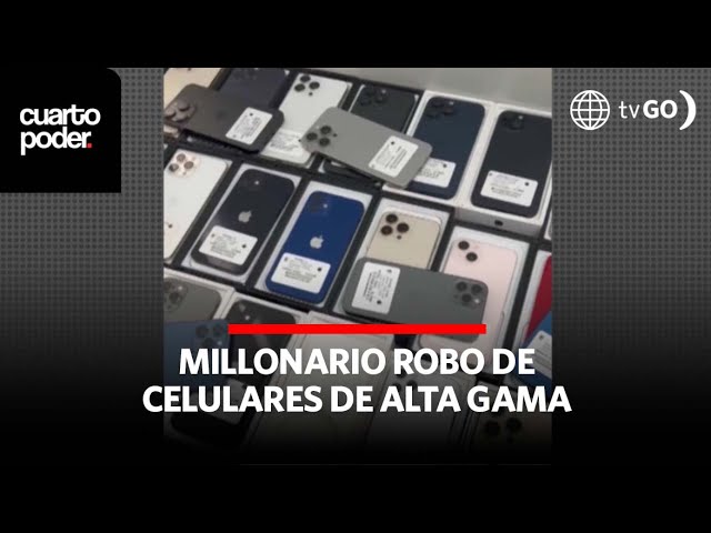 Millonario robo de celulares de alta gama en Jockey Plaza | Cuarto Poder | Perú