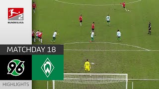 Incredible Free-Kick Goal | Hannover 96 — SV Werder Bremen 1-4 | Highlights | MD 18 – Bundesliga 2