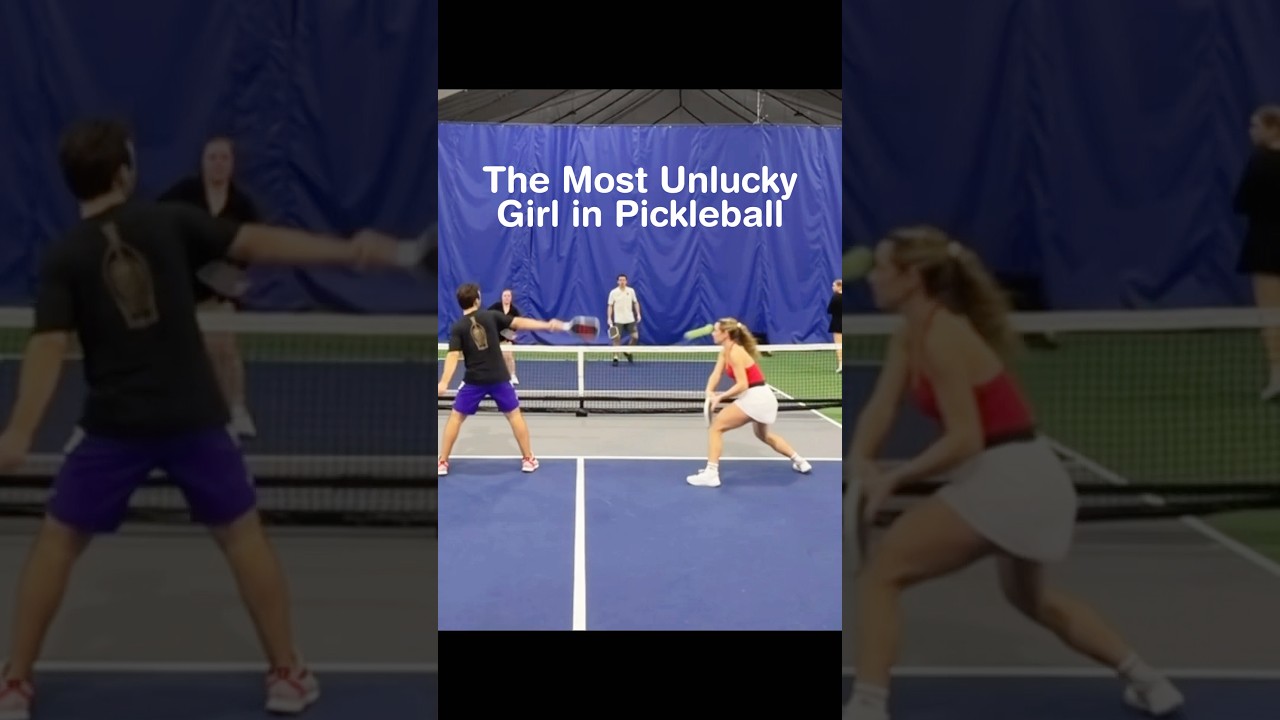 The Most Unlucky Girl in Pickleball 🤦🏻‍♀️