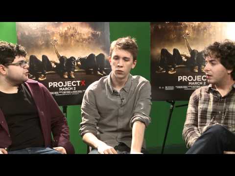 [2012-03-05 by gstvonline91] This is an exclusive 20 minute interview with the cast of Project X, check out the trailer at the end of the 