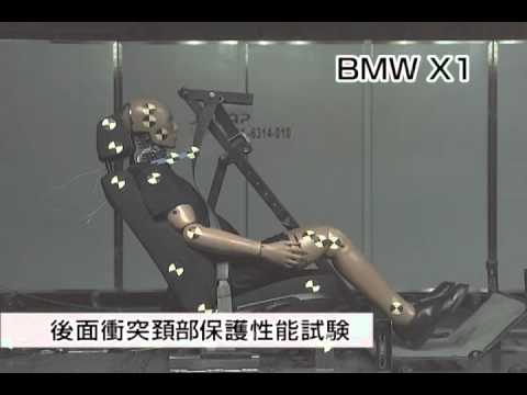 Видео краш-теста Bmw X1 с 2009 года