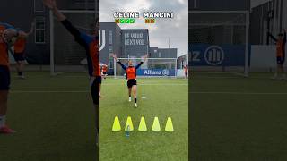 Our NextGen is better at scoring than hitting the crossbar.. 😅? @CelineDept #juventus #challenge