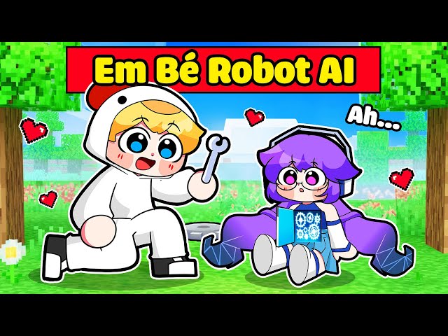 NABEE EM BÉ ROBOT AI TỘI NGHIỆP ĐƯỢC TOGA NHẬN NUÔI TRONG MINECRAFT*NABEE EM BÉ ROBOT AI 🤖✨