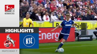 An Intense Duel! | 1. FC Köln — Karlsruher SC 4-4 | Highlights | Matchday 7 — Bundesliga 2 24/25