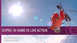Steep - GoPro Játékmenet Trailer: In-Game vs. Live Action