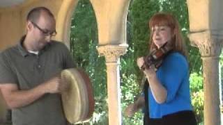 Cady FInlayson - Irish fiddle and Bodhran at Caramoor: Cady Finlayson & Tim Alworth